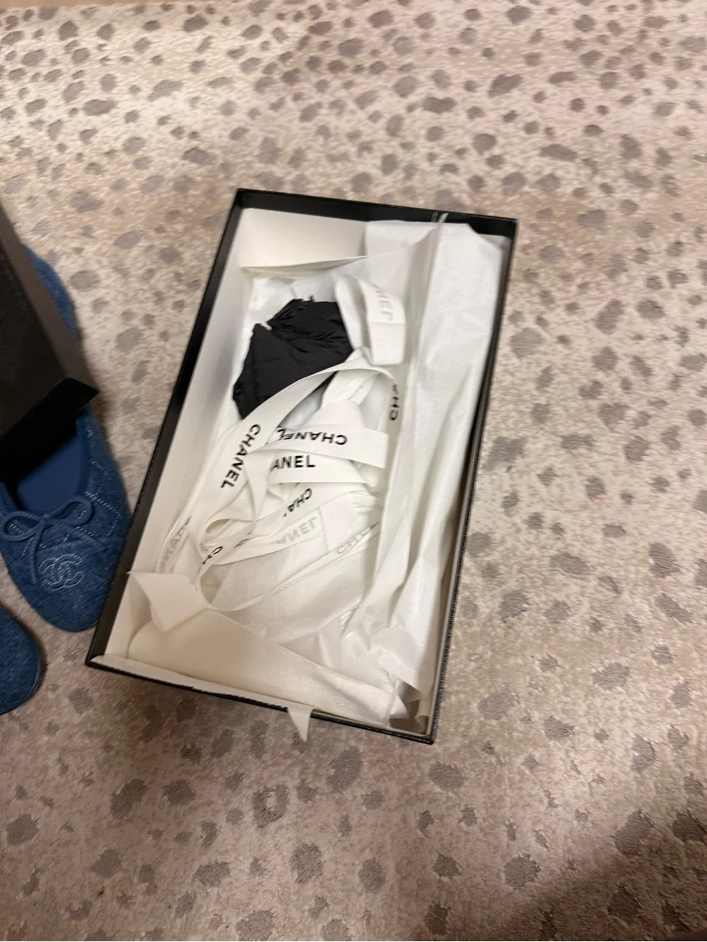 Chanel Denim Ballerinas size 42